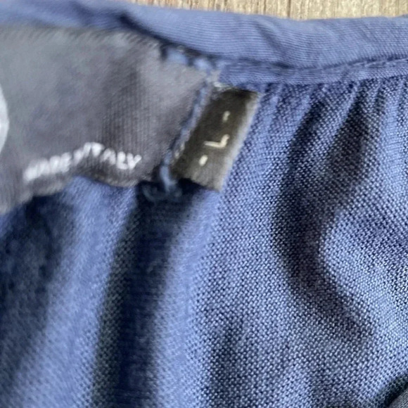 🎉HOST PICK🎉M Made in Italy | Silk Blend Cold Shoulder Polk a Dot Dress - Picture 8 of 9